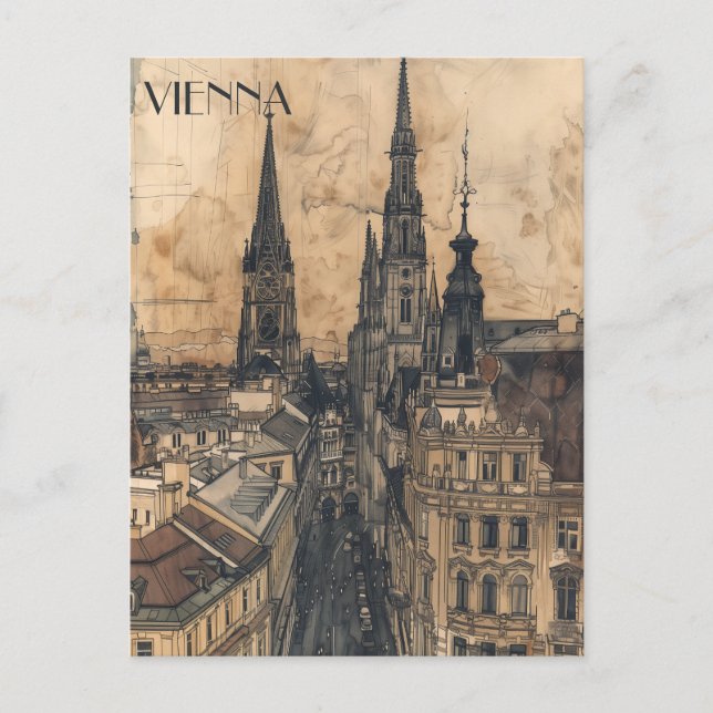 Carte Postale Vienne Autriche (Devant)