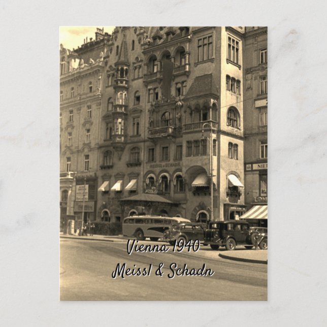 Carte Postale Vienne Autriche Meissl & Schdn Restaurant 1940 (Devant)