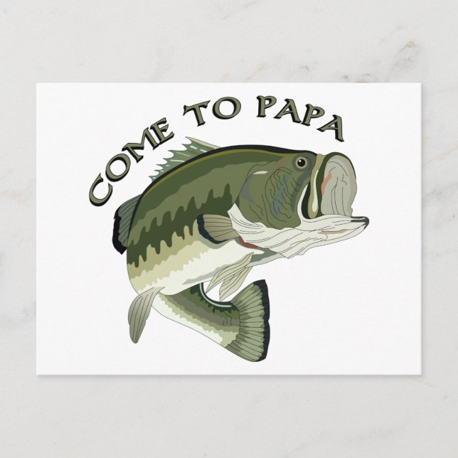 Carte Postale Viens à Papa (Devant)
