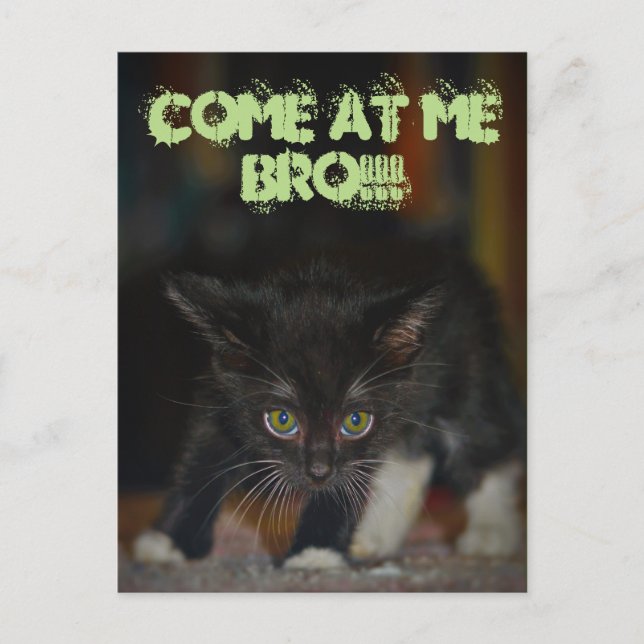 Carte Postale Viens me voir Bro ! (Devant)