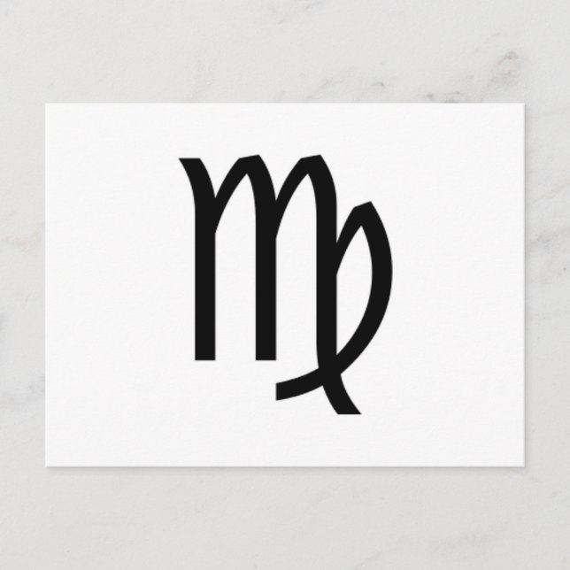 Carte Postale Vierge (Devant)