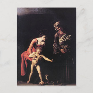 Carte Postale 'Vierge à l'enfant avec Sainte-Anne'