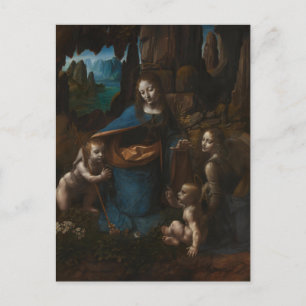 Carte Postale Vierge des Rochers, Vierge Marie, Jésus, Jean