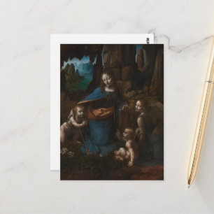 Carte Postale Vierge des Rochers, Vierge Marie, Jésus, Jean