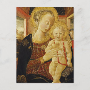 Carte Postale Vierge et enfant 2