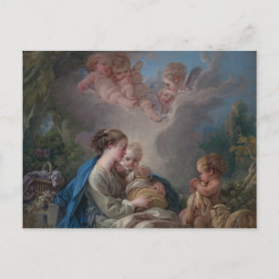 Carte Postale Vierge et enfant avec le St John le baptiste