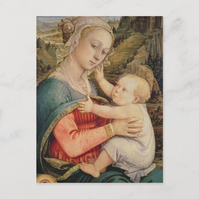 Carte Postale Vierge et enfant, ch.1465 (Devant)