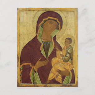 Carte Postale Vierge et enfant, ch.1500