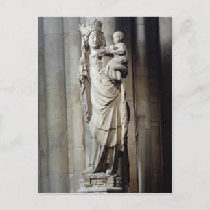 Carte Postale Vierge et Enfant, Notre-Dame de Paris