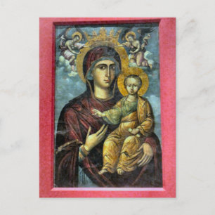 Carte Postale Vierge et Enfant par Elias Moskos