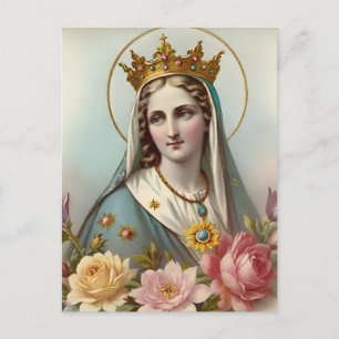 Carte postale Vierge Marie