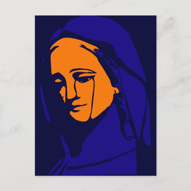 Carte Postale Vierge Marie (Devant)