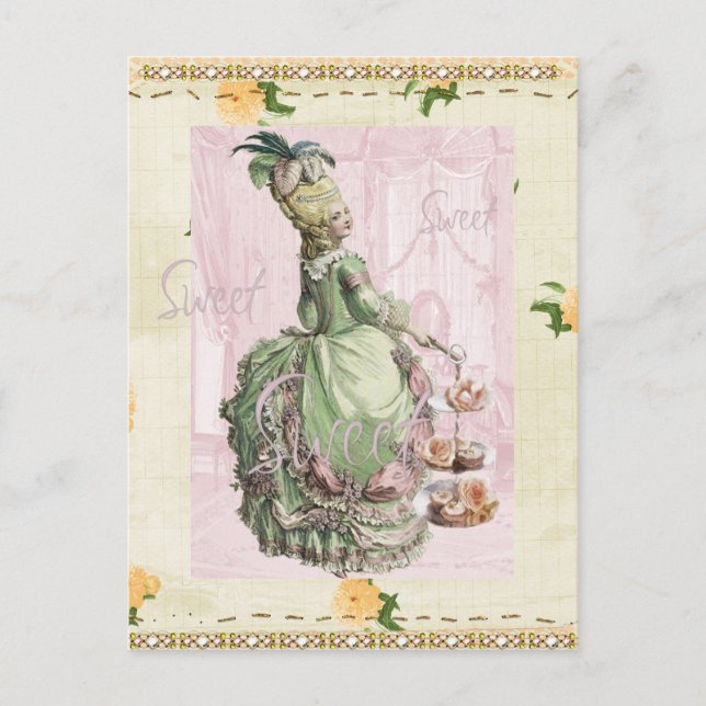 carte postale vierge marie antoinette (Devant)