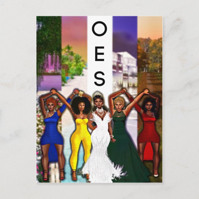 Carte postale vierge OES (Devant)