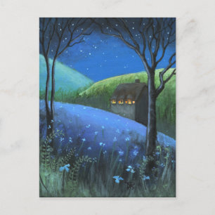 Carte postale vierge sous les étoiles