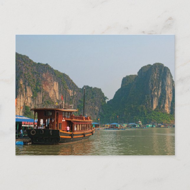 Carte Postale Viêt Nam, baie d'Along (Devant)