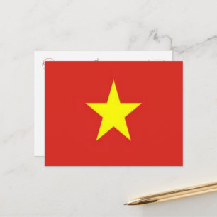 Carte Postale Vietnam - Drapeau -