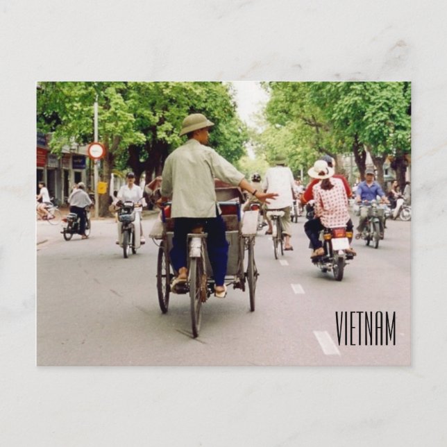 Carte Postale vietnam street life (Devant)