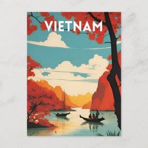 Carte Postale Vietnam Vintage