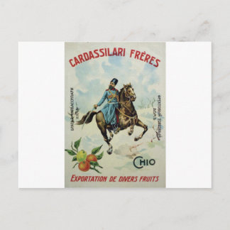 Carte Postale Vieux Advert Cardassilari Freres