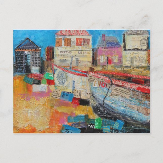 Carte Postale Vieux bateaux de pêche 2013 (Devant)
