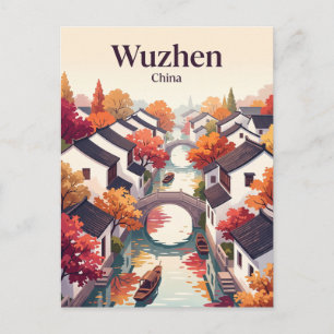 Carte Postale Vieux bourg de Wuzhen Chine
