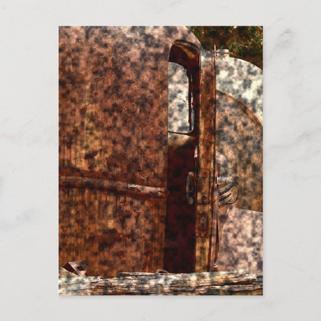 Carte Postale Vieux camion (Devant)