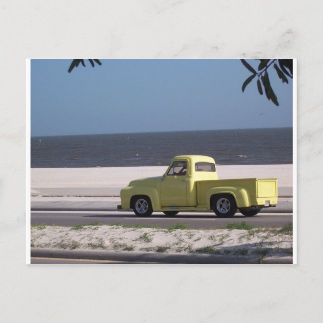 Carte Postale Vieux camion (Devant)