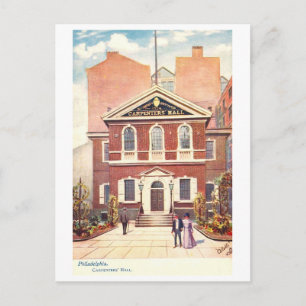 Carte Postale Vieux Carpenters Hall à Philadelphie