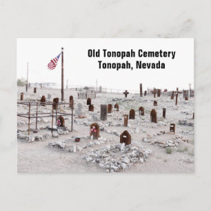 Carte Postale Vieux cimetière de Tonopah, NV