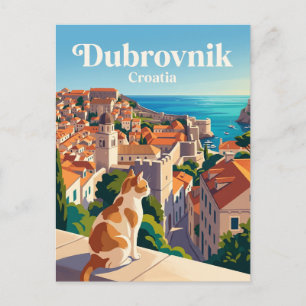 Carte Postale Vieux Dubrovnik Croatie