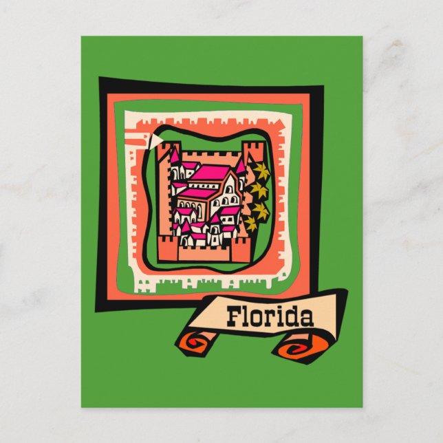 Carte Postale Vieux Floride (Devant)