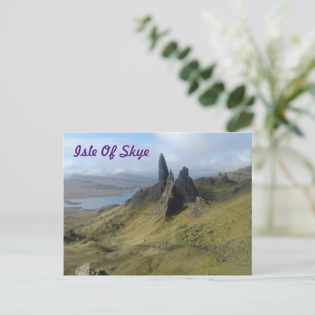 Carte Postale Vieux Homme De Storr Isle Of Skye (Debout devant)