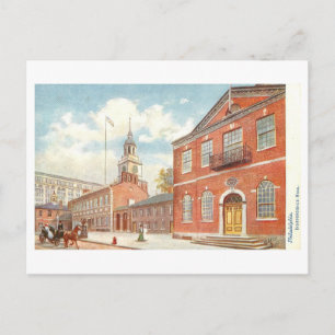 Carte Postale Vieux Independence Hall, Philadelphie, Pennsylvani