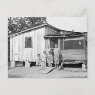 Carte Postale Vieux Mississippi Maison et famille
