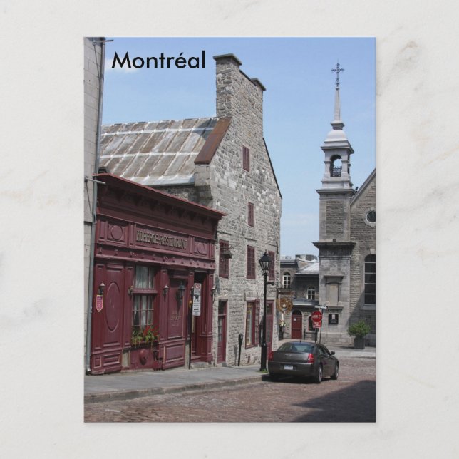 Carte postale Vieux Montréal (Devant)