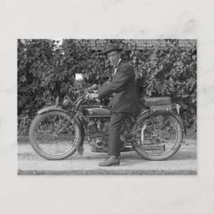 Carte Postale Vieux moto photo vintage