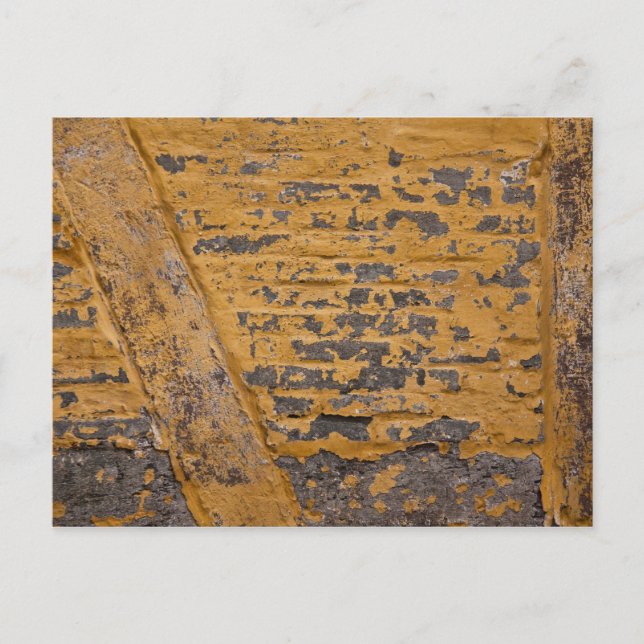 Carte Postale Vieux mur jaune (Devant)