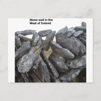 Carte Postale Vieux murs en pierre en Irlande