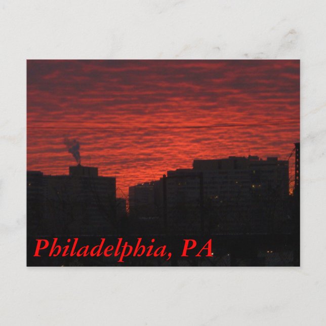 Carte Postale Vieux Philadelphie (Devant)