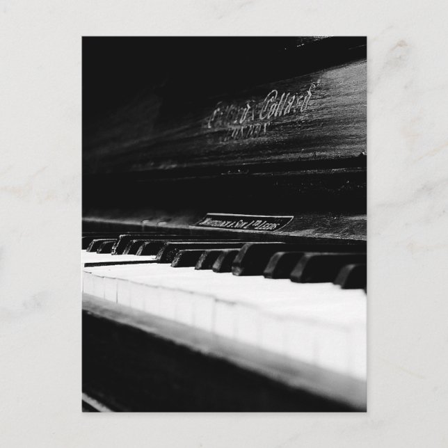 Carte Postale Vieux piano (Devant)