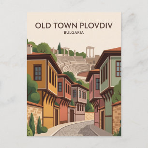 Carte Postale Vieux Plovdiv Bulgarie
