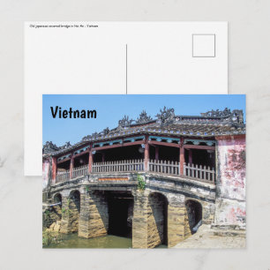 Carte Postale Vieux pont couvert japonais à Hoi An - Vietnam