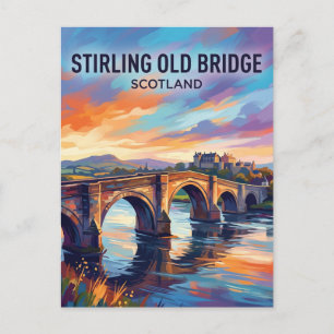 Carte Postale Vieux pont de Stirling Écosse