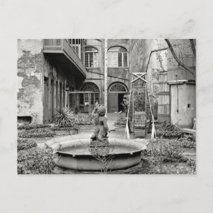 Carte Postale Vieux quartier français Patio