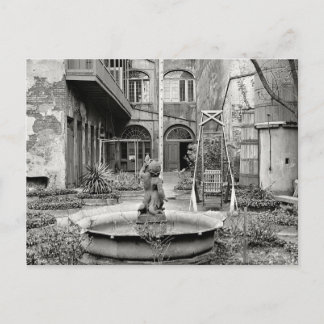Carte Postale Vieux quartier français Patio
