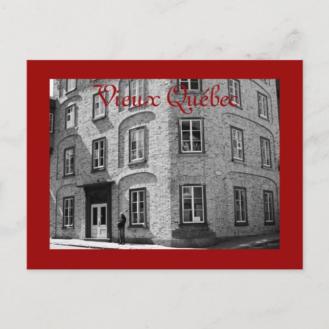 Carte postale Vieux Québec (Devant)