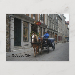 Carte Postale Vieux-Québec Transport