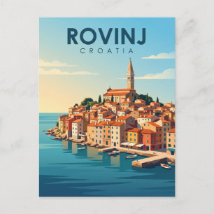 Carte Postale Vieux-Rovinj Croatie