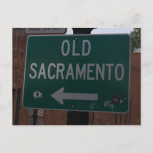 Carte postale Vieux Sacramento